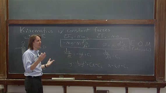 Jason teaching in class.